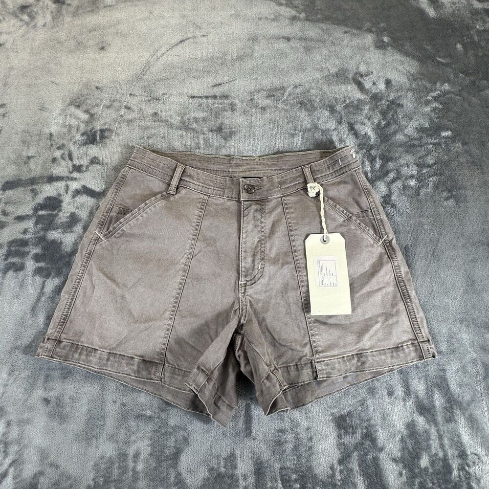 KUHL Sz 6 Kultivatr Shorts Womens Faded Dove 4" Ins Hiking Fishing Stretch NWT - Picture 3 of 16